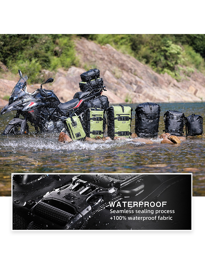 Bolso Impermeable Rhinowalk 30  litros (DESCUENTO PREVENTA 10% - ENTREGAS MEDIADOS NOVIEMBRE) 8