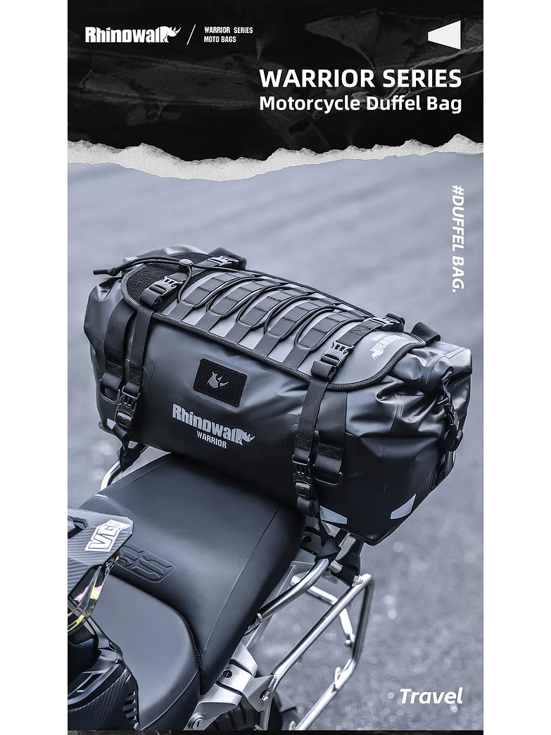 Bolso Rhinowalk Warrior Series 40L (DESCUENTO PREVENTA 10% - ENTREGAS MEDIADOS NOVIEMBRE) 8