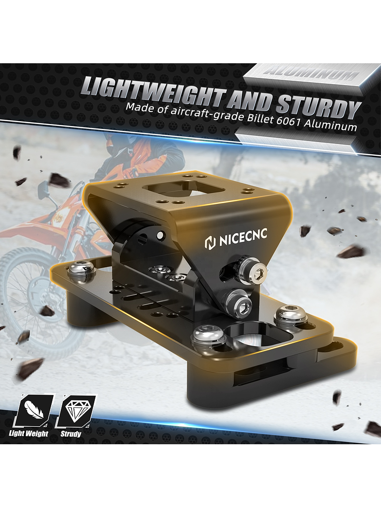 NiceCNC Soporte de montaje GPS Universal para manillar (DESCUENTO PREVENTA 10% - ENTREGAS MEDIADOS NOVIEMBRE) 5