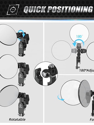 NiceCNC Quick Flip mirror (DESCUENTO PREVENTA 10% - ENTREGAS MEDIADOS NOVIEMBRE)