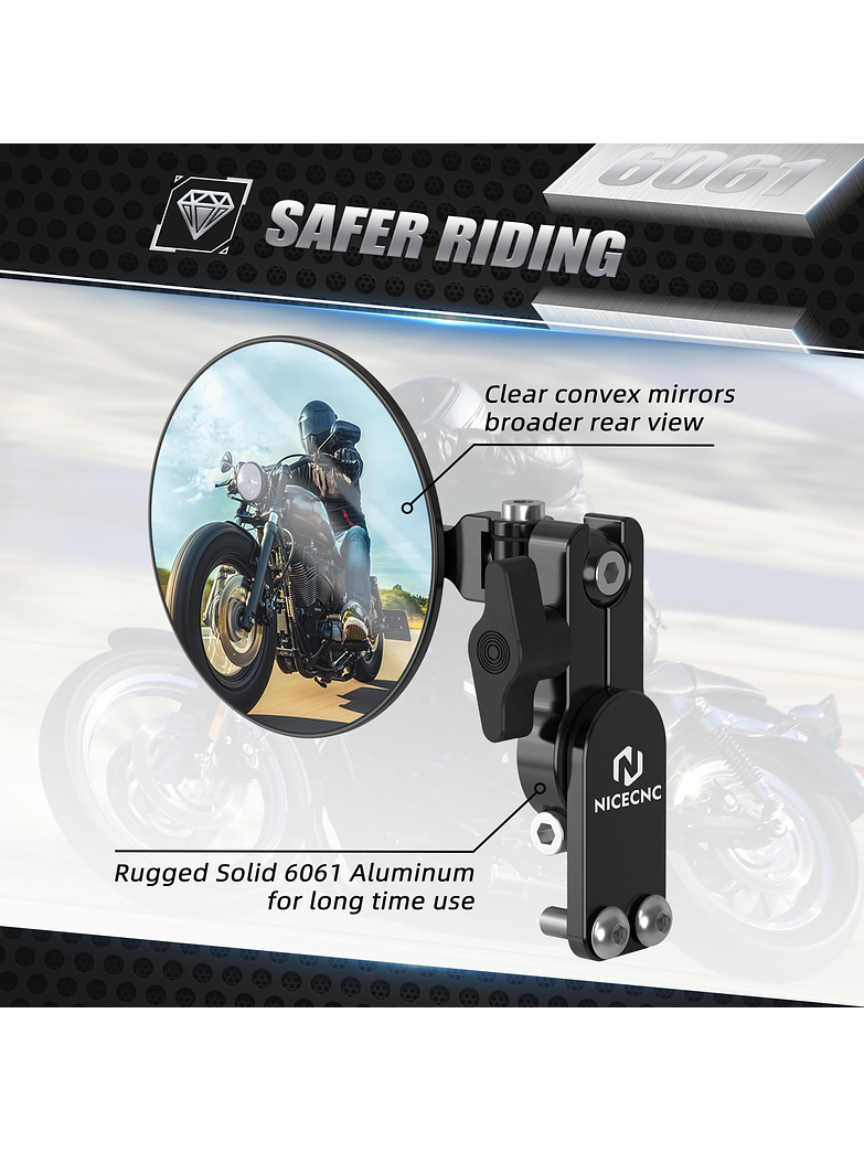 NiceCNC Quick Flip mirror (DESCUENTO PREVENTA 10% - ENTREGAS MEDIADOS NOVIEMBRE) 3