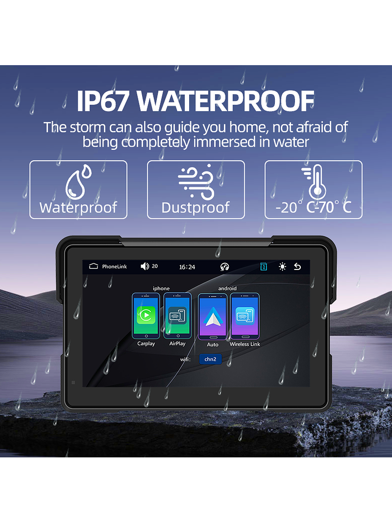 Pantalla Apple car Play/ Android Auto ADV - 7.0