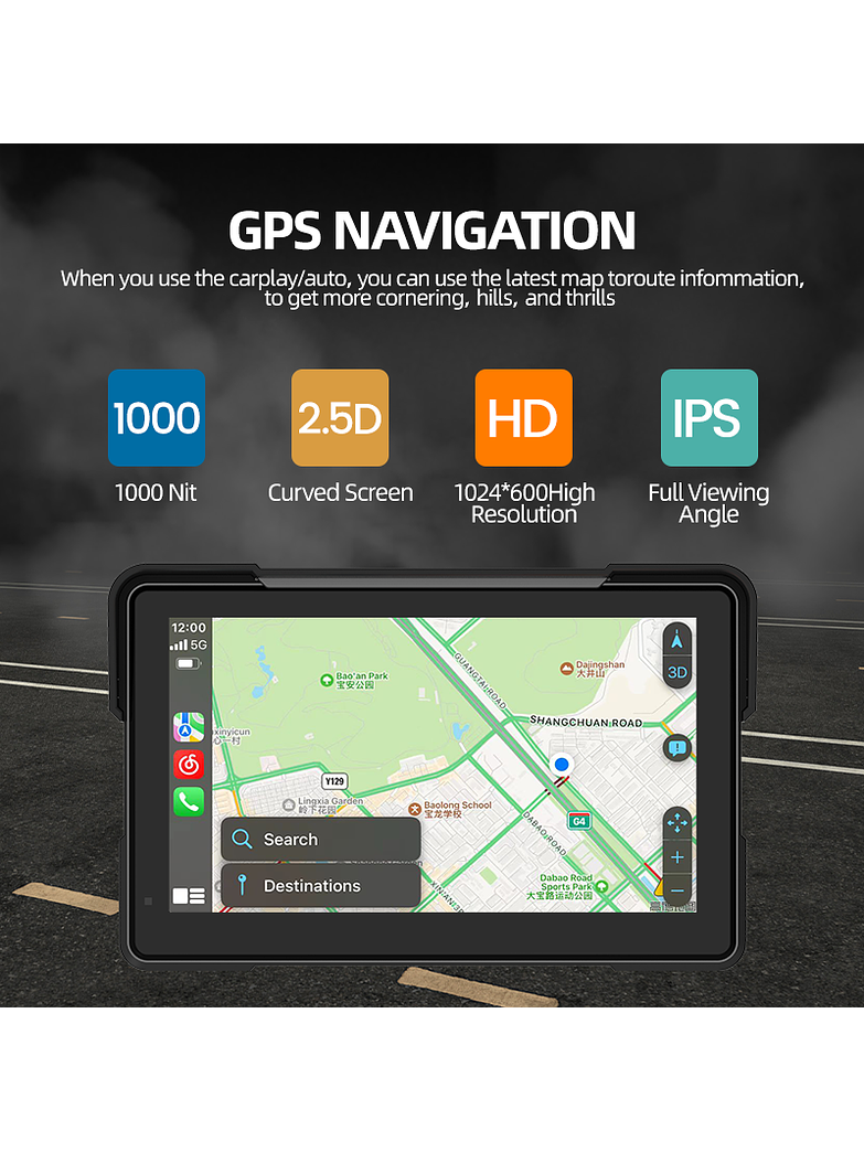 Pantalla Apple car Play/ Android Auto ADV - 7.0