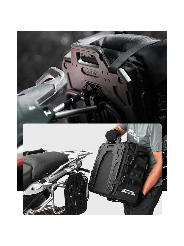 Bolsa Lateral de Motocicleta Rhinowalk  35L 