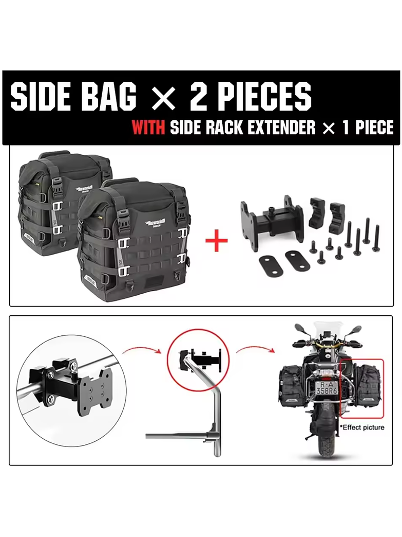 Bolsa Lateral de Motocicleta Rhinowalk  35L 