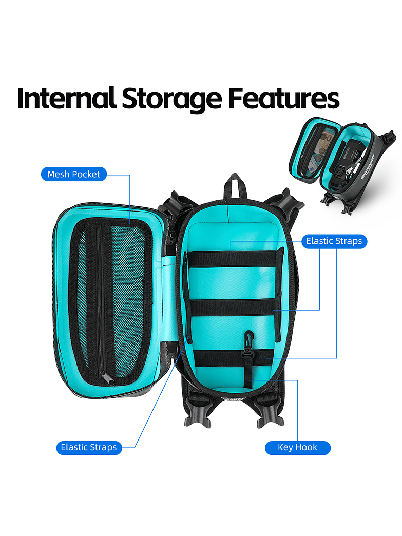 Bolso de Estanque Rhinowalk 2L Compact Tank Bag 2