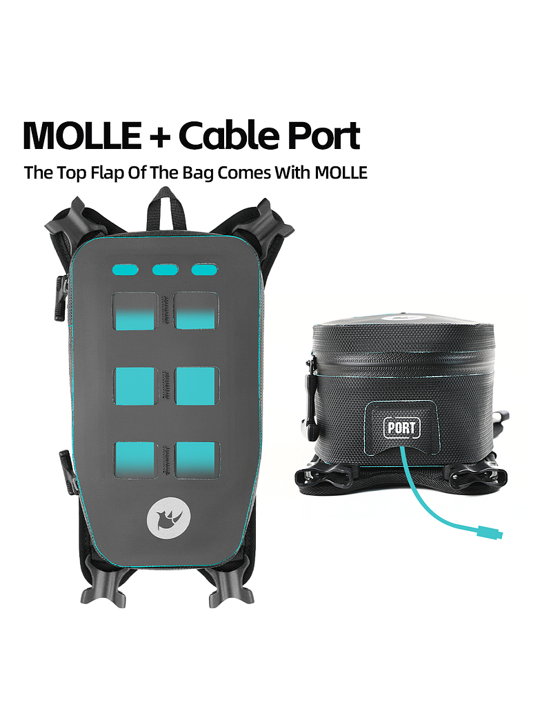 Bolso de Estanque Rhinowalk 2L Compact Tank Bag 4