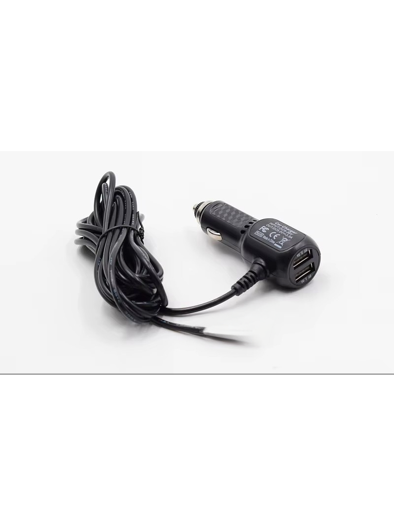 Cargador para Vehículo – USB + Salida 12V mediante cable 1