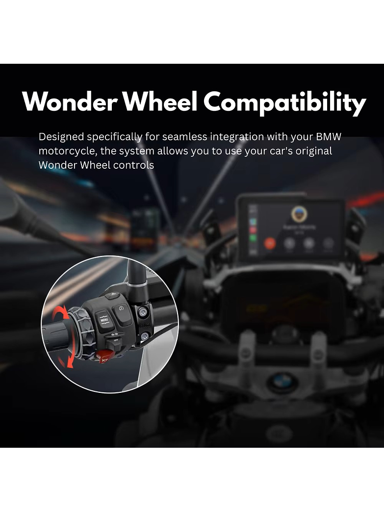 Pantalla para MOTOS BMW  C6 (PREVENTA / 10% OFF / entrega primera semana de abril) 2