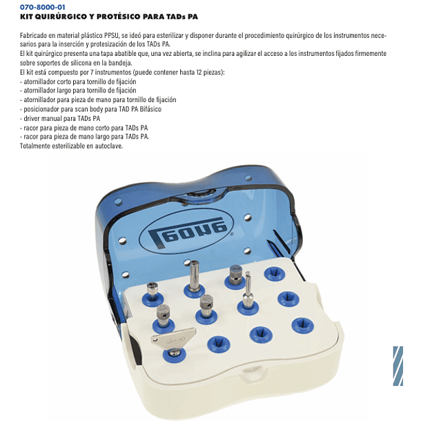 KIT QUIRURGICO Y PROTESICO PARA TADs PA 2