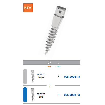 MICRO TORNILLO TAD VL  DOBLE SLOT 