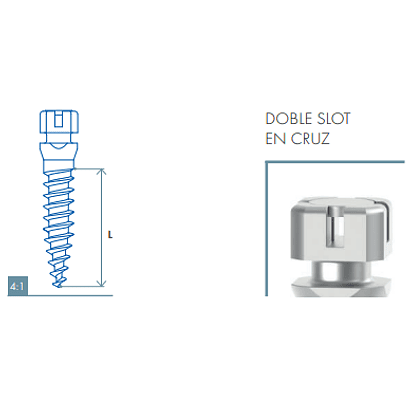 MICRO TORNILLO TAD VL  DOBLE SLOT 
