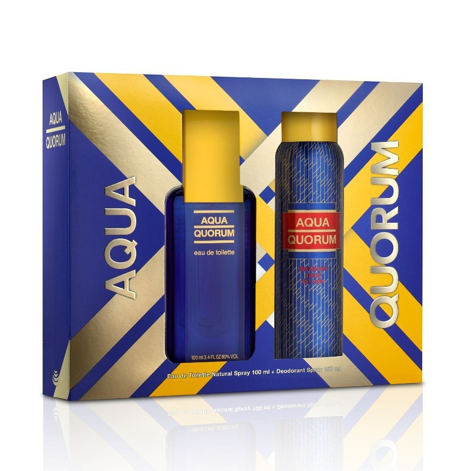 Perfume Aqua Quorum Hombre Edt 100 ml Estuche