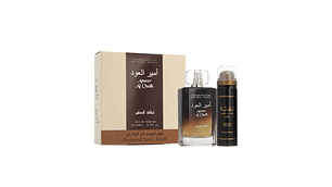 Perfume Lattafa Ameer Al Oudh Unisex Edp 100 ml / Desodorante 50 ml Estuche 