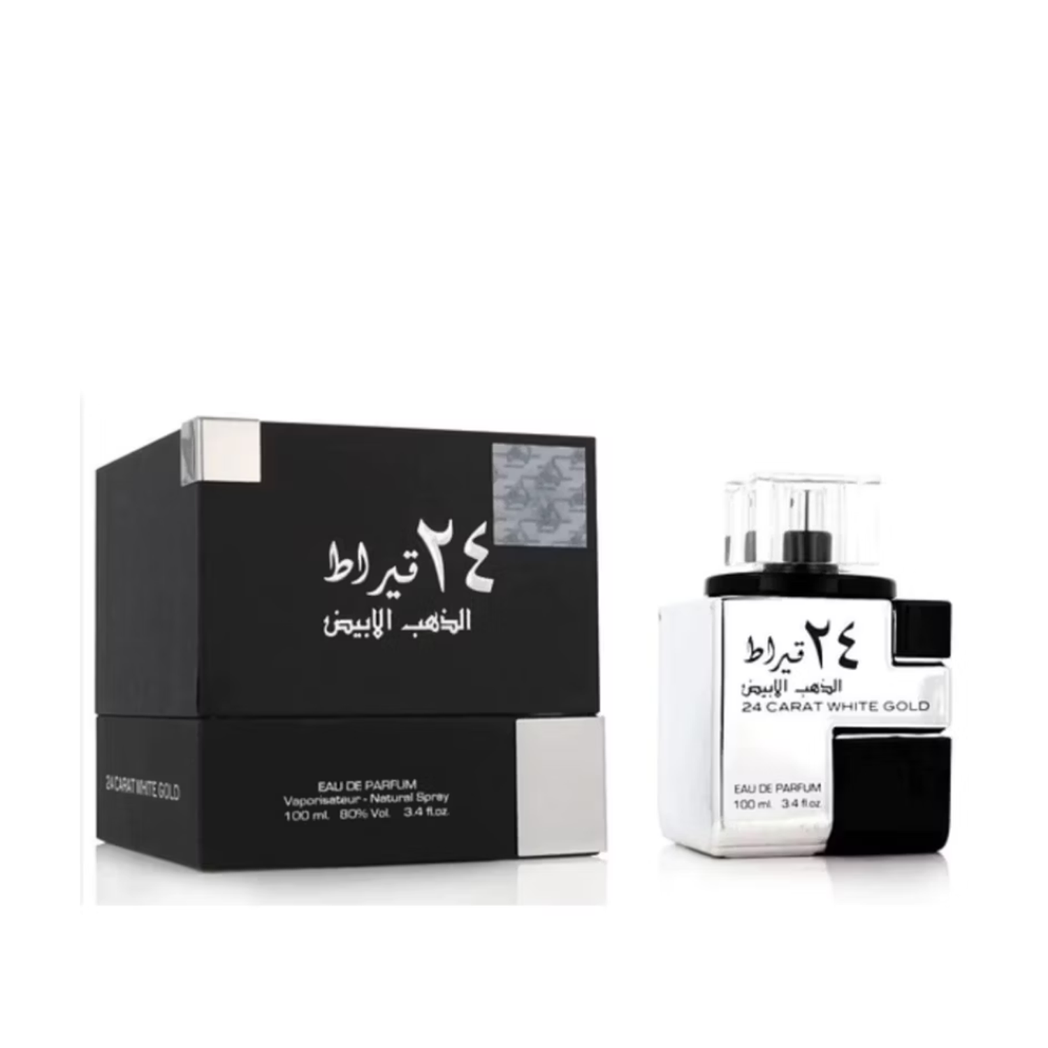 Perfume Lattafa 24 Carat White Gold Unisex Edp 100 ml