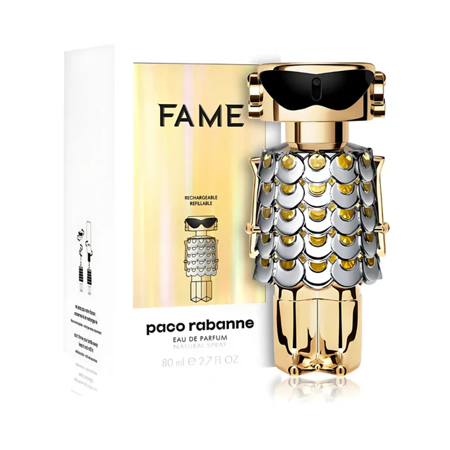 Perfume Fame Paco Rabanne Recargable Mujer Edp 80 ml