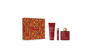 Perfume Eros Flame Versace Hombre Edp 100 ml / 10 ml / Shower Gel 100 ml Estuche