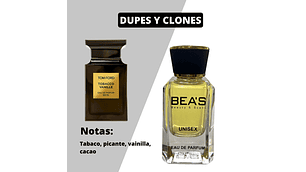 Perfume Beas 716 Clon Tom Ford Tobacco Vanille Unisex Edp 50 ml