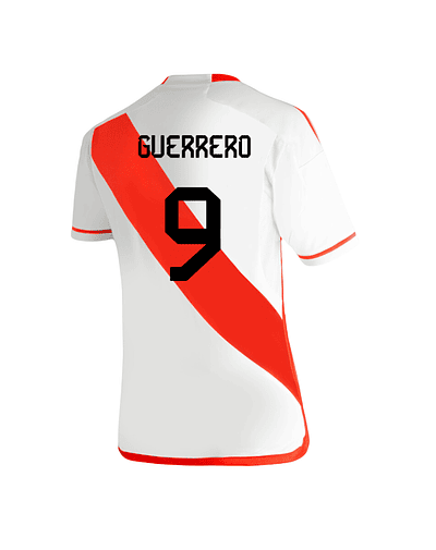 Camiseta de Local de Jugador Guerrero de la Selección Peruana 2023