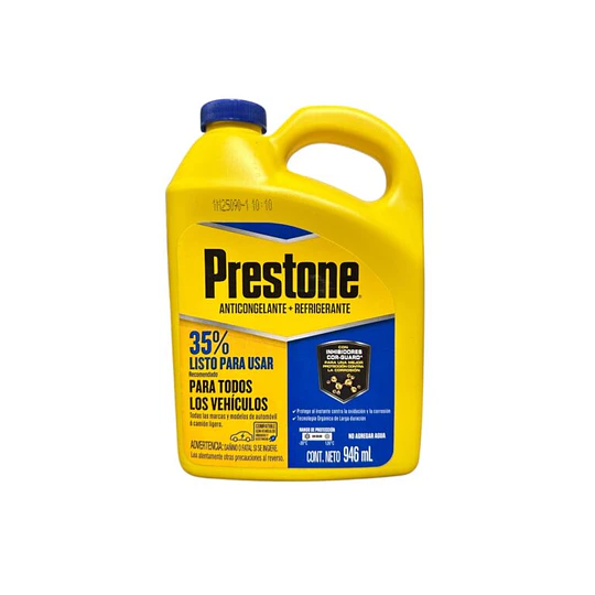 COOLANT PRESTONE 35% 3.7lts