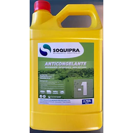 Soquipra coolant 1% Rojo 3.7lts
