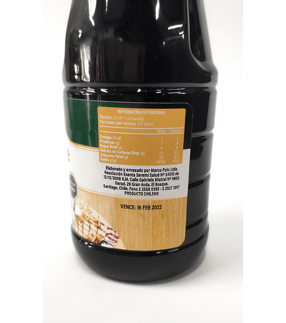 Salsa Soya 500ml Marcopolo