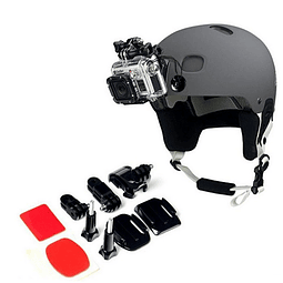 Soporte casco para cámaras Gopro y similares