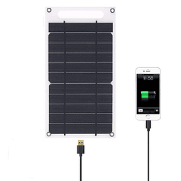 Cargador Solar USB 20 Watts Panel