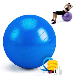 Pelota Balon 50 Cm + Inflador Yoga Pilates