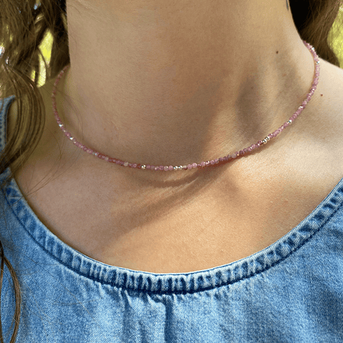 Collar Perfect Mood Turmalina Rosada