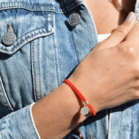 Pulsera San Benito Roja