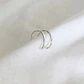 Ear Cuff dos líneas martilladas - Miniatura 1