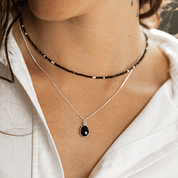 Collar Perfect Mood Espinela Negra