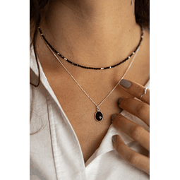 Collar Perfect Mood Espinela Negra