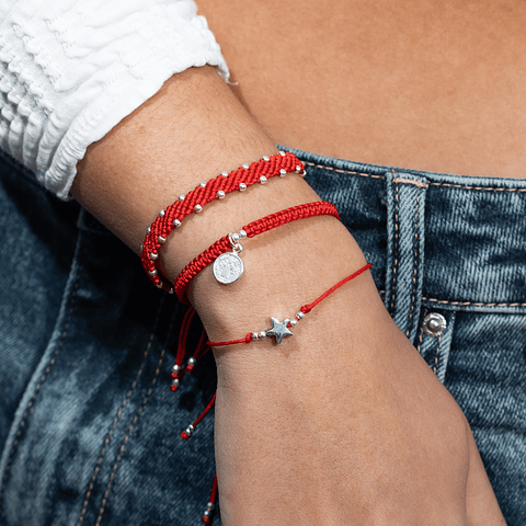 Pulsera San Benito Roja