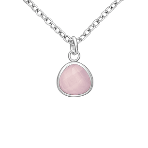 Collar Paz Cuarzo Rosado