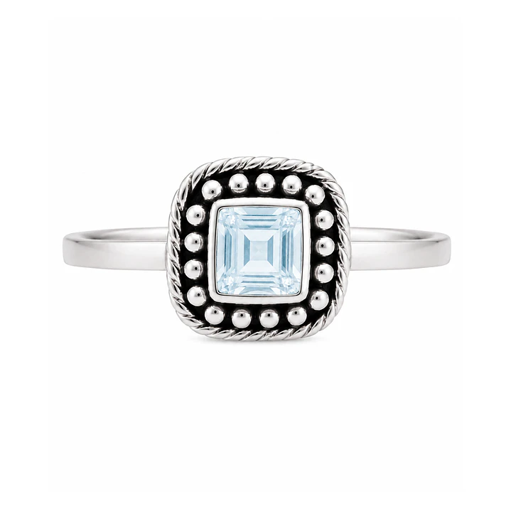 Anillo Dublín Topacio Sky Blue 1