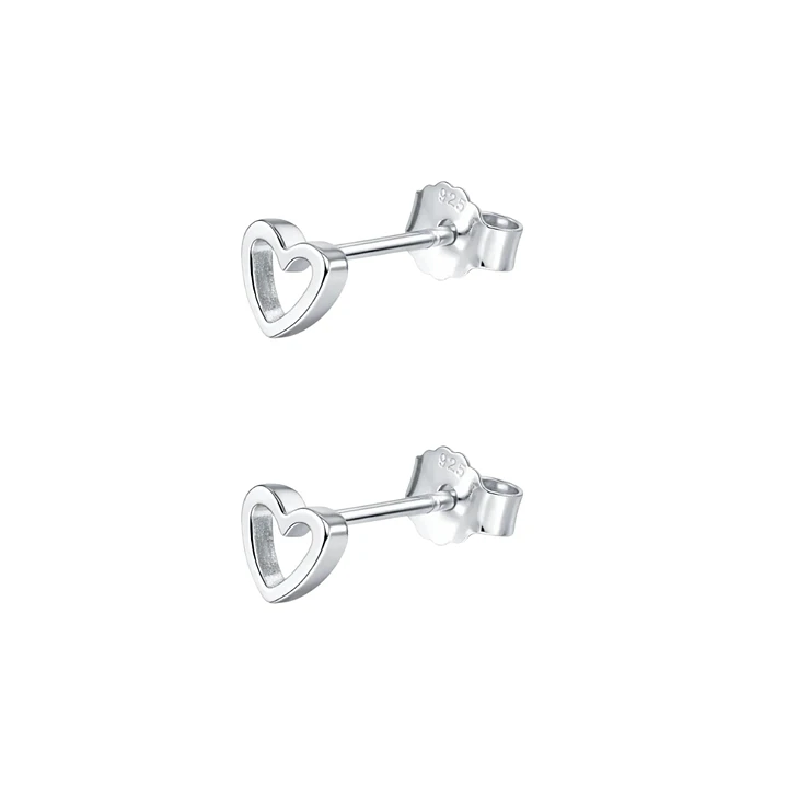 Aros Mini Corazón Iris 2