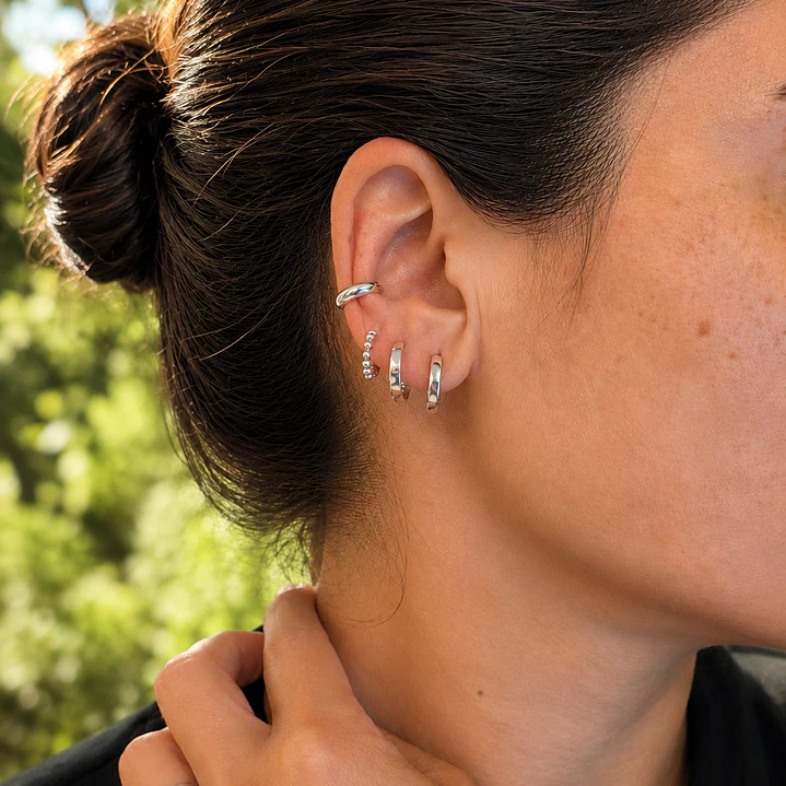 Ear Cuff liso curvo 3