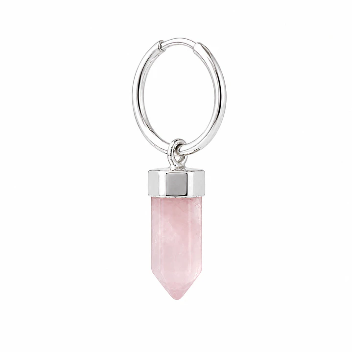 Argolla Cuarzo Rosado 1