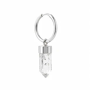Argollas Cuarzo Cristal