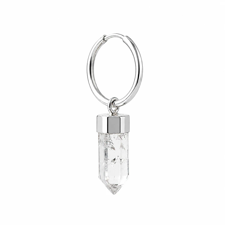 Argollas Cuarzo Cristal 1