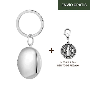 Llavero Recuerdos Ovalado + Personalización Fotos + Packaging Regalo