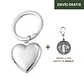 Llavero Recuerdos Corazón + Personalización Fotos + Packaging Regalo - Miniatura 1