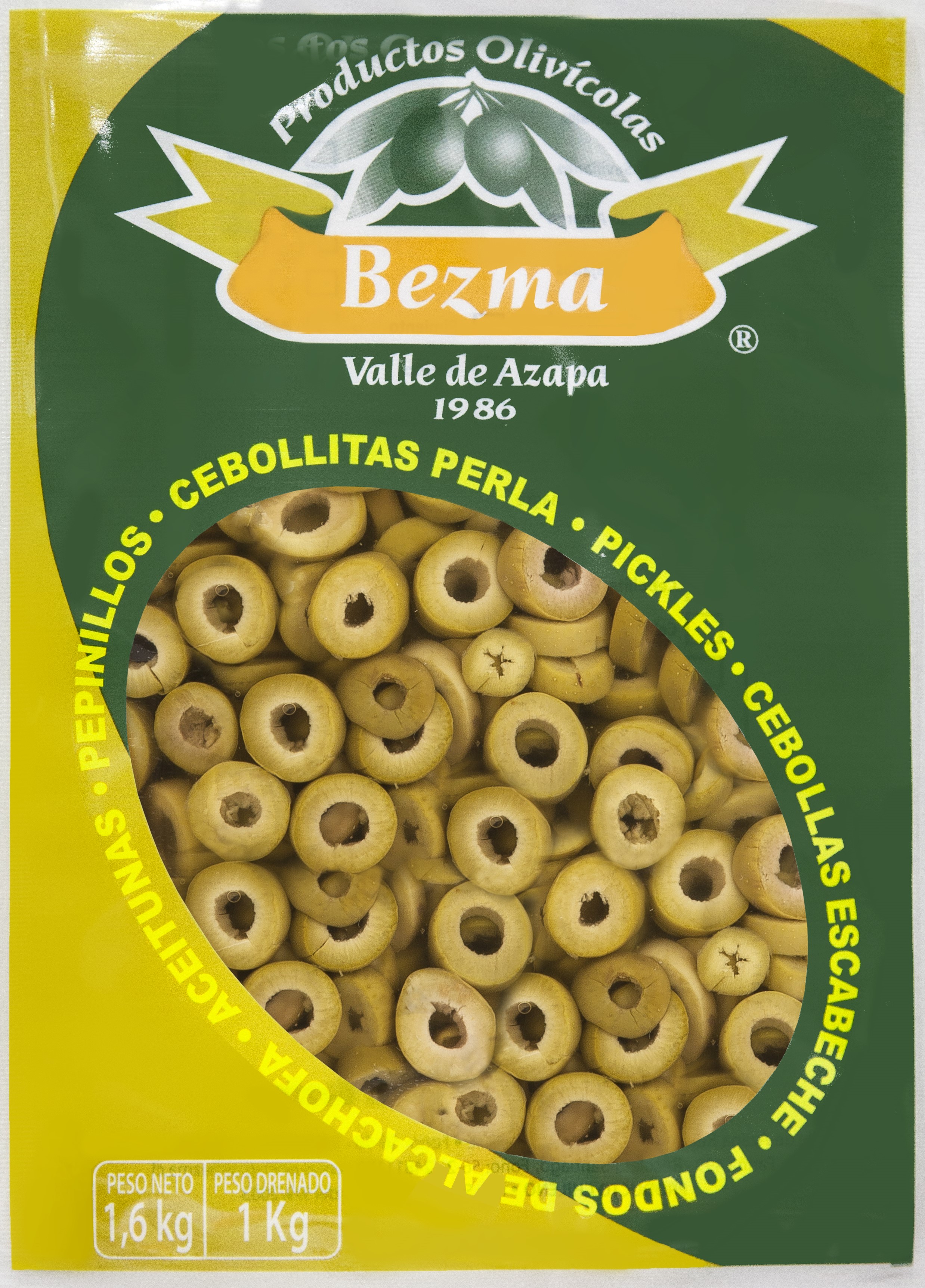 Aceitunas Sevillanas en Rodaja Bolsa de 1 Kg. x COMPRA DESDE 5 BOLSAS ENVIO GRATIS PARA SANTIAGO (seleccionar en medio de envio retiro en tienda)"SOLO DISPONIBLE EN BOLSA TRANSPARENTE"