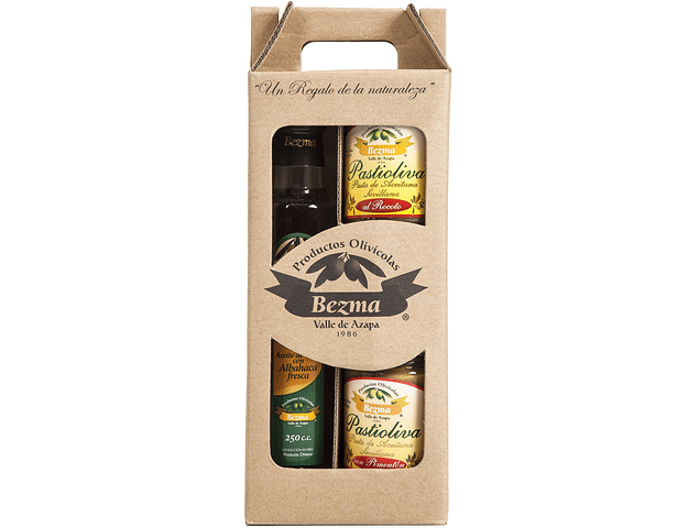 Pack de Regalo 3 productos - Aceite Sabor Intenso con albahaca