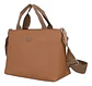 Cartera Tote Secret Michigan St6 M Café Café - Miniatura 1