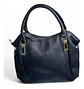 Cartera Luxher Elegante Moda Lujo Eco Cuero Mod. Osaka Negro Texturizado - Miniatura 1