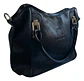 Cartera Luxher Elegante Moda Lujo Eco Cuero Mod. Osaka Negro Texturizado - Miniatura 3