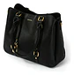 Allis Cartera Tipo Dos Asas Tres Divisiones Negro Negro - Miniatura 1